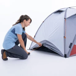 2 Man Dome Trekking Blackout Tent - MT500 F&B -Forclaz k036bf1655792c050234368d0c853bc65
