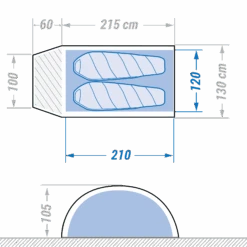 TROPICAL FREESTANDING TREKKING MOSQUITO NET TENT -Forclaz k0ef1fea316777e3caebec565cf90c748