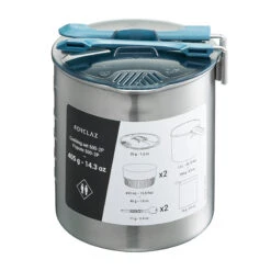 Stainless Steel 2 Person Cooking Set 1.6L -Forclaz k1e4b7576c5d355d320828b3827621564