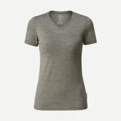 Women's Short-Sleeved Merino Wool Trekking Travel T-Shirt