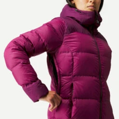 Women’s Mountain Trekking Down Jacket With Hood - MT900 -Forclaz k31c667ee64832afab8f21f157a019c0e