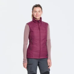 Women’s Mountain Trekking Synthetic Sleeveless Gilet -Forclaz k3779c81cc962c78fabfec0b4d0ded1ae