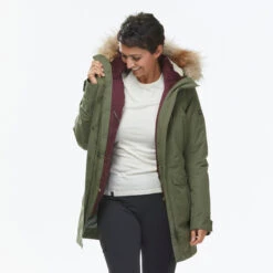 Women's 3-in-1 Waterproof Travel Trekking Jacket - Travel 900 Warm -15° -Forclaz k3f7ea21bf160cdb60cc863720aab4031