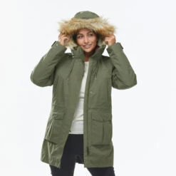 Women's 3-in-1 Waterproof Travel Trekking Jacket - Travel 900 Warm -15° -Forclaz k4b782fd3fe32186cd31b03429aeb2d15