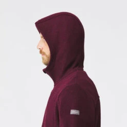 Men's Recycled Wool Hooded Sweatshirt -Forclaz k4d3d9fa7f87d51b964f8c013adcd0b1b
