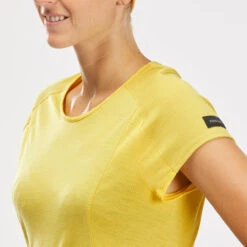 Women’s Merino Wool Short-sleeved Trekking T -Forclaz k4e840dd5cc5522c5529c6f112984e93b