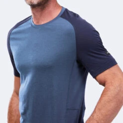 Men's Short-sleeved Merino Wool Trekking T-shirt -Forclaz k638ff4d613bcf3c394d11f8c6a9c2dc4