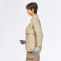 Women's Anti-UV Long-sleeved Desert Trekking Shirt DESERT 900 -Forclaz k7232b133a0c63fbe32842dae8ff03c52