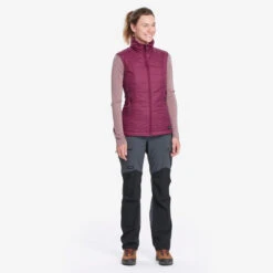 Women’s Mountain Trekking Synthetic Sleeveless Gilet -Forclaz k812049b055f07e02e0eaa38b41edd5ce