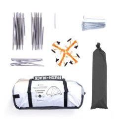 2 Man Dome Trekking Blackout Tent - MT500 F&B -Forclaz k9134c4b7475f6bdde9e26e249280c178