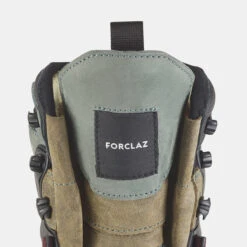 WOMEN'S WATERPROOF LEATHER HIGH TREKKING BOOTS VIBRAM -Forclaz k9f2fad06777e99e3a4a494cc5d3b54ea