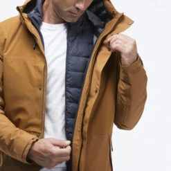 Men's Travel Trekking 3-in-1 Waterproof Jacket TRAVEL 900 COMPACT -10 °C -Forclaz kc4da19ae80aa9bb5f1e9566047e23de3