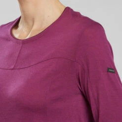Women's Long-sleeve Merino Wool T-shirt -Forclaz kc8955d3d2ed0c80d57abf5050c8a207a