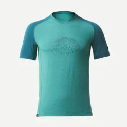 Men's Short-sleeved Merino Wool Trekking T-shirt -Forclaz kd63520272b3b39f479b394766ed9b22f