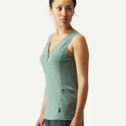 Women's Travel Trekking Merino Wool Tank Top Travel 500 -Forclaz kdc0147e0e6506a9971ab81e9438051eb