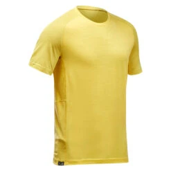 Men's Short-sleeved Merino Wool Trekking T-shirt -Forclaz ke2fc190d61d54d55d777aa174f9edc08