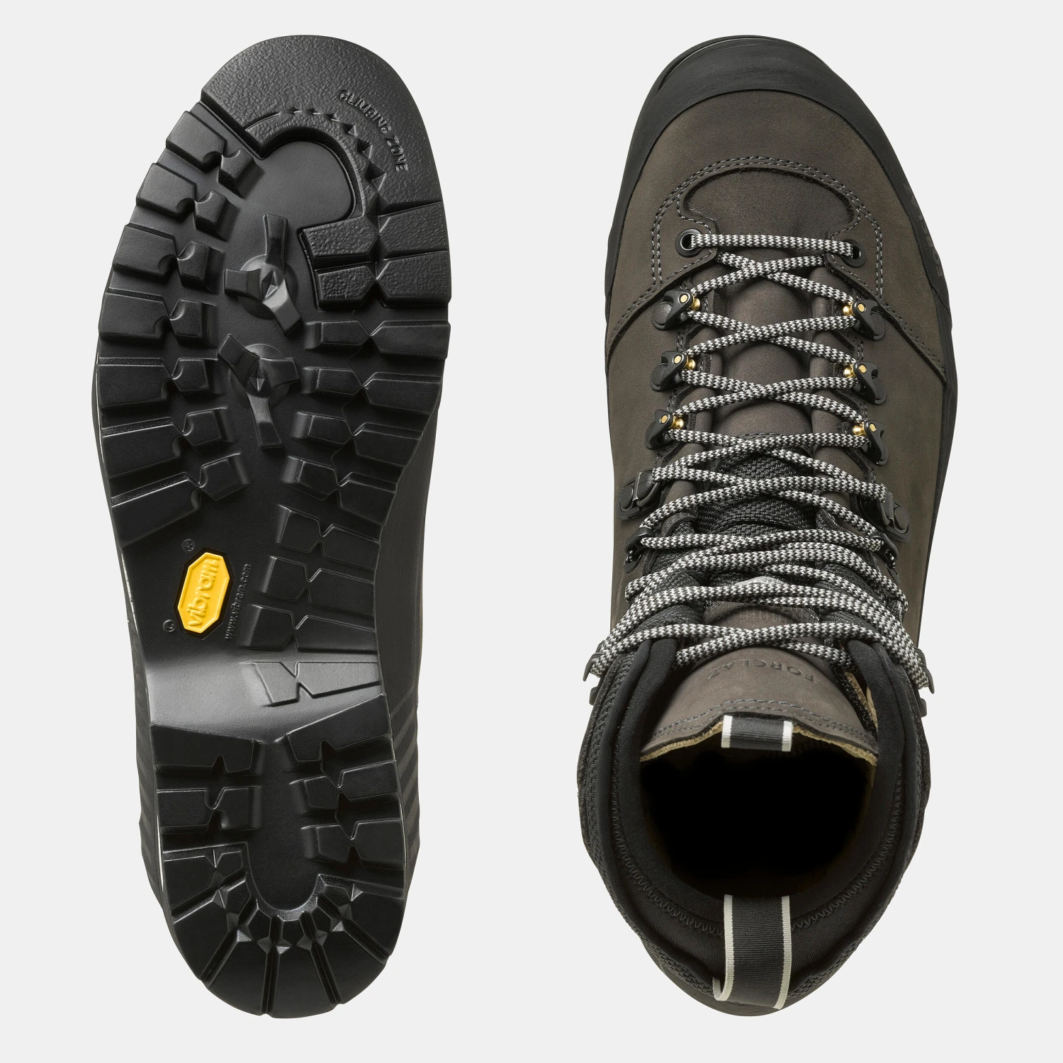 MEN'S WATERPROOF LEATHER HIGH TREKKING BOOTS - VIBRAM 5 MEN'S WATERPROOF LEATHER HIGH TREKKING BOOTS - VIBRAM - Image 3