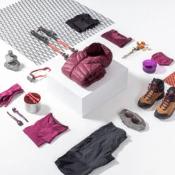 Women’s Merino Wool Short-sleeved Trekking T -Forclaz kfb119f9bfd2abe375130a10ecba31e9d